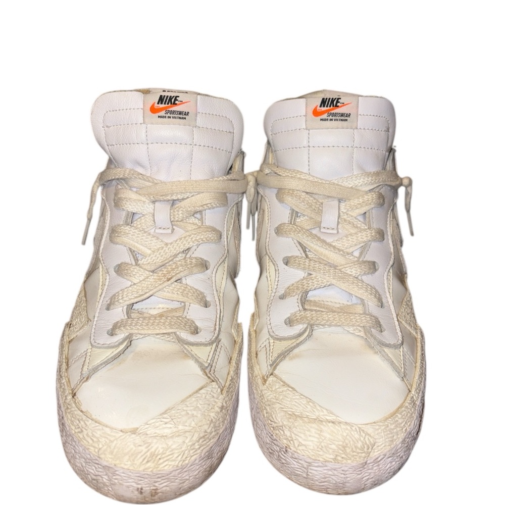 Nike Sacai blazer low triple white Sneakers 11